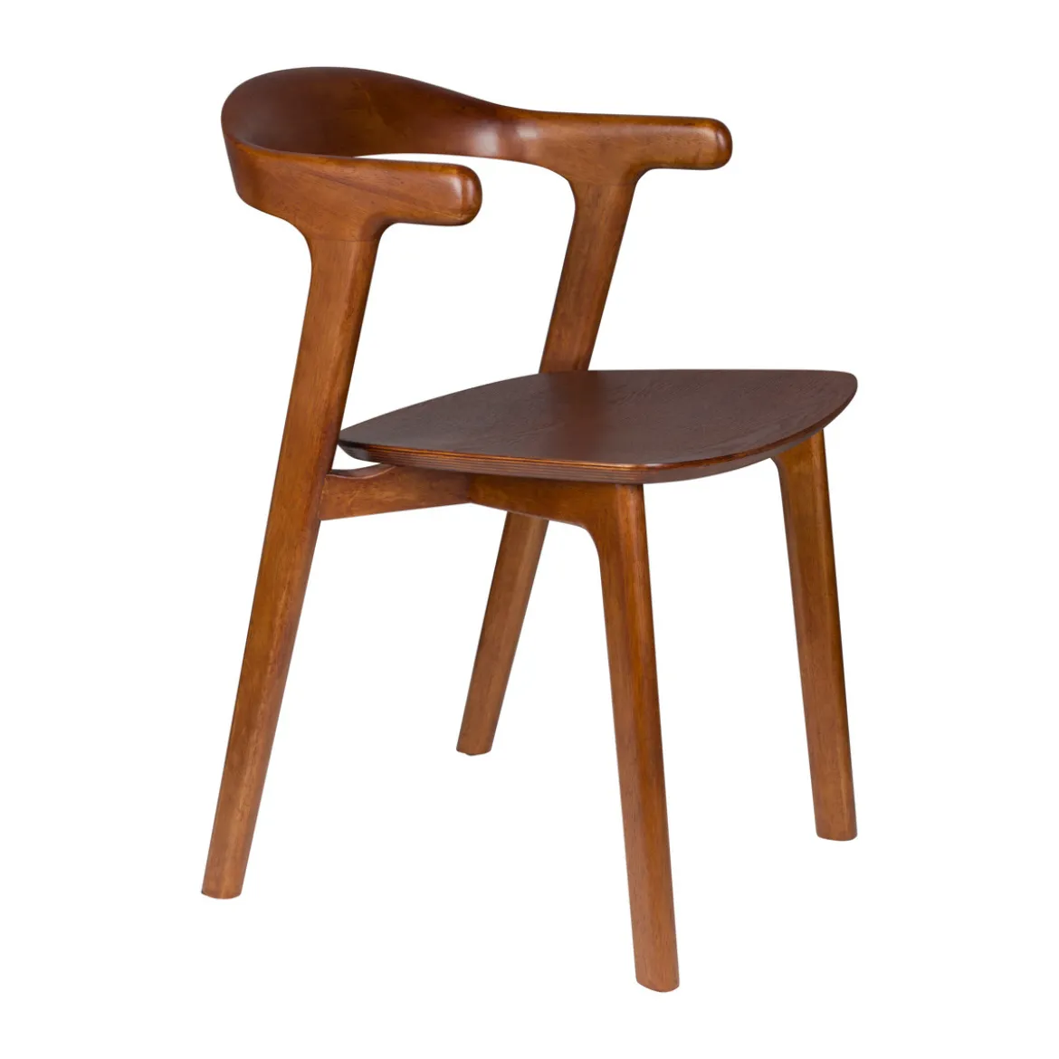 Houten eetkamerstoel minimalistisch - Zuiver Northwood