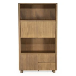 Houten kast met vakken en deuren - Eleonora Edward
