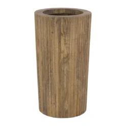 Houten paraplubak met golvend patroon - Giani Wave