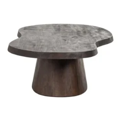 Houten salontafel organische vorm - Richmond Interiors Odile