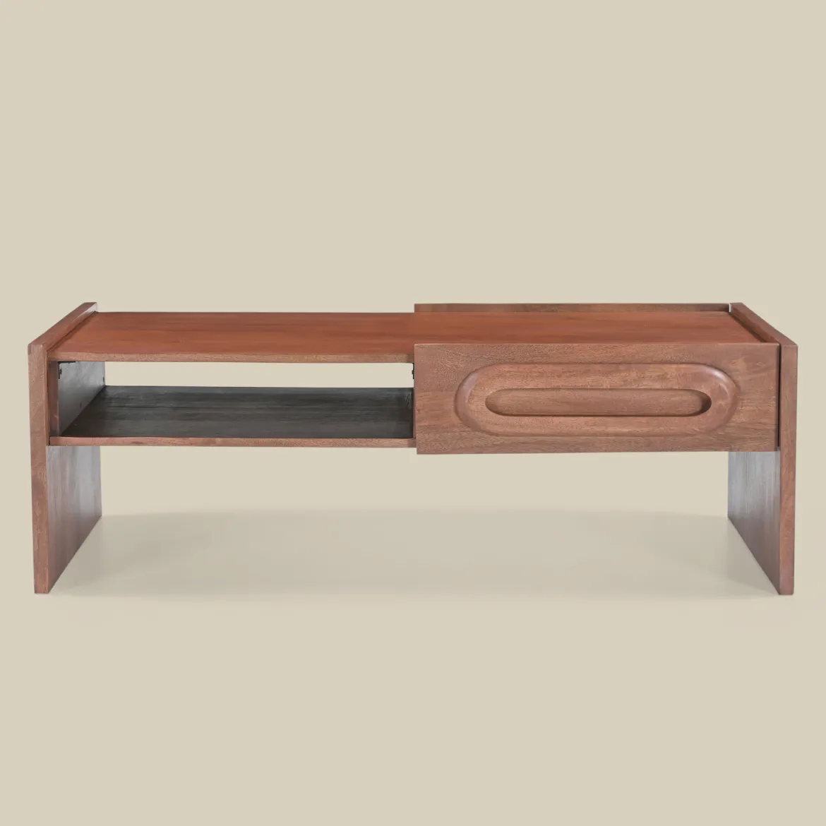 Houten salontafel vintage design - Bodio Bruce
