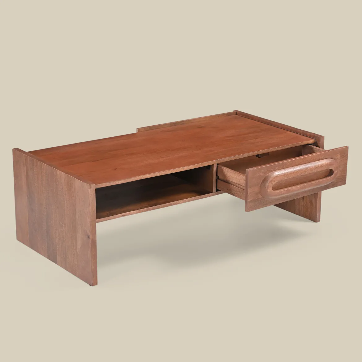 Houten salontafel vintage design - Bodio Bruce