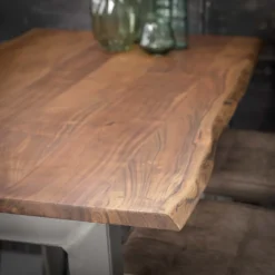 Industriele boomstam bartafel - Giani Edge