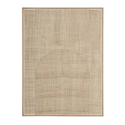Japandi wandpaneel naturel beige - Must Living Japanese Garden