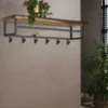 Kapstok met houten plank - Santa Daytona