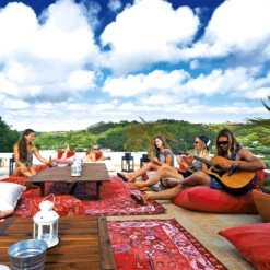 Klassiek buitenkleed rood - Fatboy Picnic Lounge