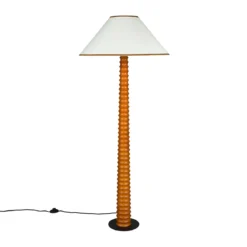Klassieke vloerlamp beige kap - Dutchbone Horace