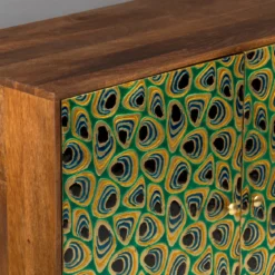 Kleurrijk dressoir mangohout - Dutchbone Meena