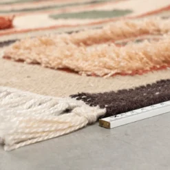 Kleurrijk vloerkleed retro - Dutchbone Haydon