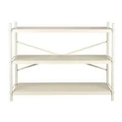 Lage stellingkast beige - Dutchbone Iron