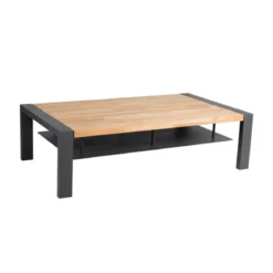 Lage tuintafel teakhout alu - Brafab Amesdale