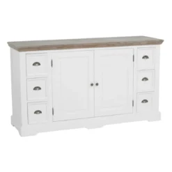 Landelijk dressoir wit 160 cm - Tower Living Fleur