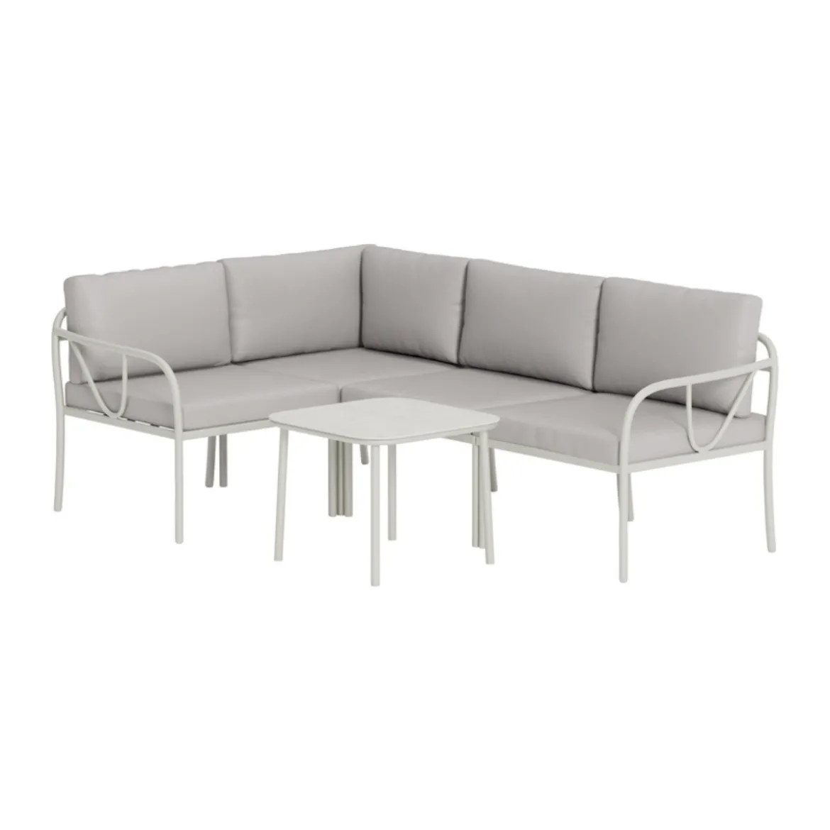 Loungeset hoekbank met tafel - Lavis Hydra