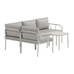 Loungeset hoekbank met tafel - Lavis Hydra