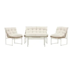 Loungeset met rattan - Lavis Tina