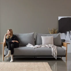Luxe slaapbank Scandinavisch - Innovation Living Malloy Wood
