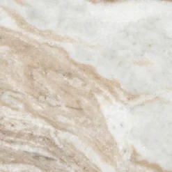 Marmere bijzettafel met hout - By-Boo LoopStone