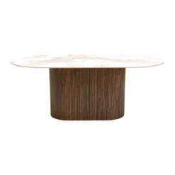 Marmere ovale eettafel - Kare Design Ruben