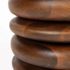 Massief houten kruk walnoot - Zuiver Disc