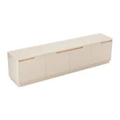 Mat tv-meubel grijsbeige - Bodio Twist
