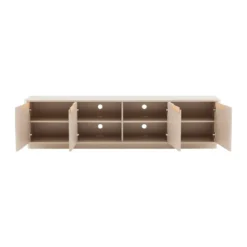 Mat tv-meubel grijsbeige - Bodio Twist