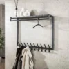 Metalen kleerhanger gun metal - Santa Factory