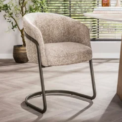 Moderne armstoel met bronzen frame - Giani Sway