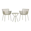 Moderne cafeset met ronde tafel - Lavis Sifnos