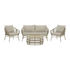 Moderne loungeset van wicker - Lavis Lipari