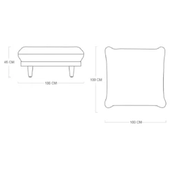 Modulaire hocker voor buiten - Fatboy Paletti Hocker
