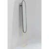 Muurspiegel zwart met goud - Kare Design Alice