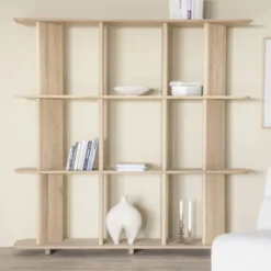 Open wandkast eikenhout - Eleonora Ty
