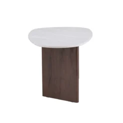 Organische eettafel klein bruin - Lavis Gronvik