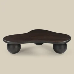 Organische salontafel hout met polpoten - Bodio Zola