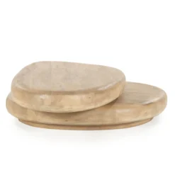Organische salontafel met plateau - By-Boo Kabo