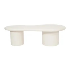 Organische salontafel wit - Bodio Atlas White