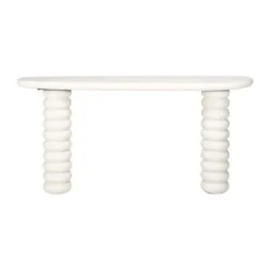 Organische sidetable wit - Richmond Interiors Bloomstone
