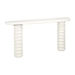 Organische sidetable wit - Richmond Interiors Bloomstone