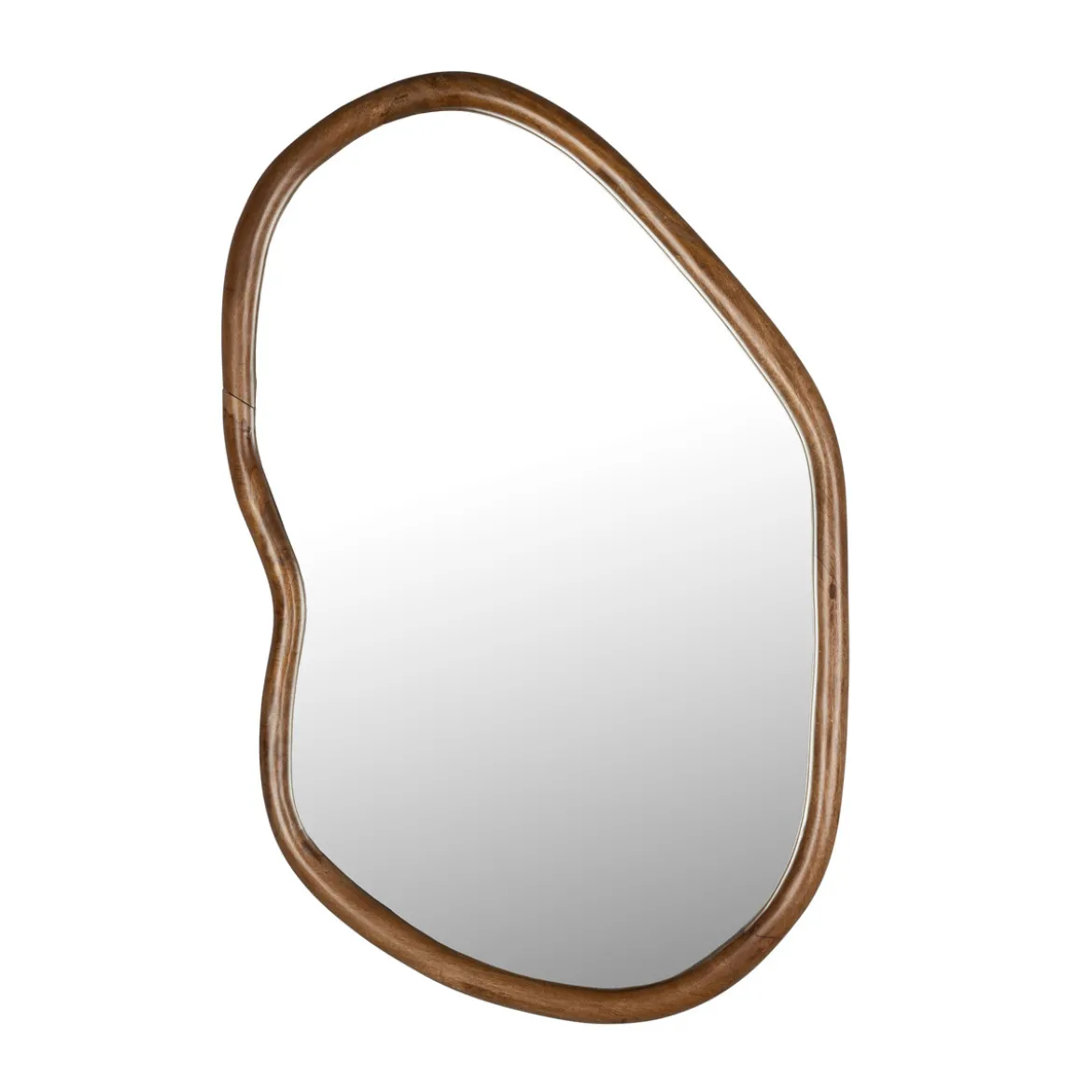 Organische spiegel hout - Dutchbone Ashley Walnut