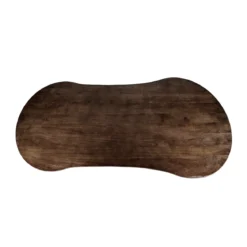 Organische vorm eettafel donkerbruin - Eleonora Jordy