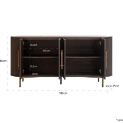 Ovaal dressoir - Richmond Interiors Luxor