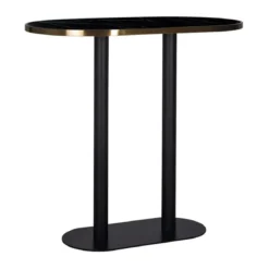 Ovale bartafel zwart marmer - Richmond Interiors Zenza