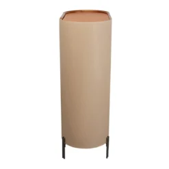 Ovale design kast beige leer - Kare Design Tango