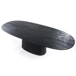 Ovale eettafel mangohout - Eleonora Aron