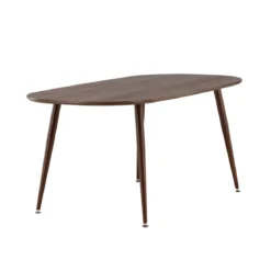 Ovale minimalistische houten eettafel - Lavis Sanford