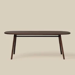 Ovalen mango houten eettafel - Bodio Porto