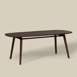 Ovalen mango houten eettafel - Bodio Porto