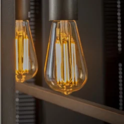 Peervormige kooldraad LED-lamp - Santa Rustiek ST64
