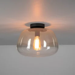 Plafondlamp gecoat glas - Santa Pulse Shaded