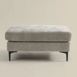 Rechthoekige hocker stof - Bodio Milton